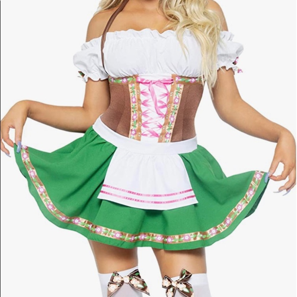 Women's Beer Babe Oktoberfest Costume Size Small